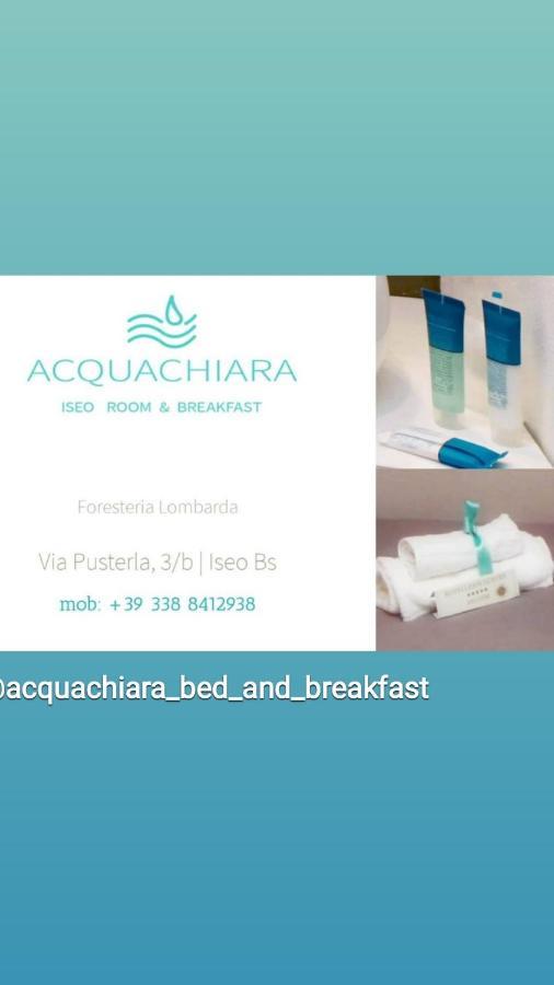 Acquachiara Iseo Deluxe Bed & Breakfast Iseo Center With Garden And Parking Inside Bed and Breakfast Esterno foto